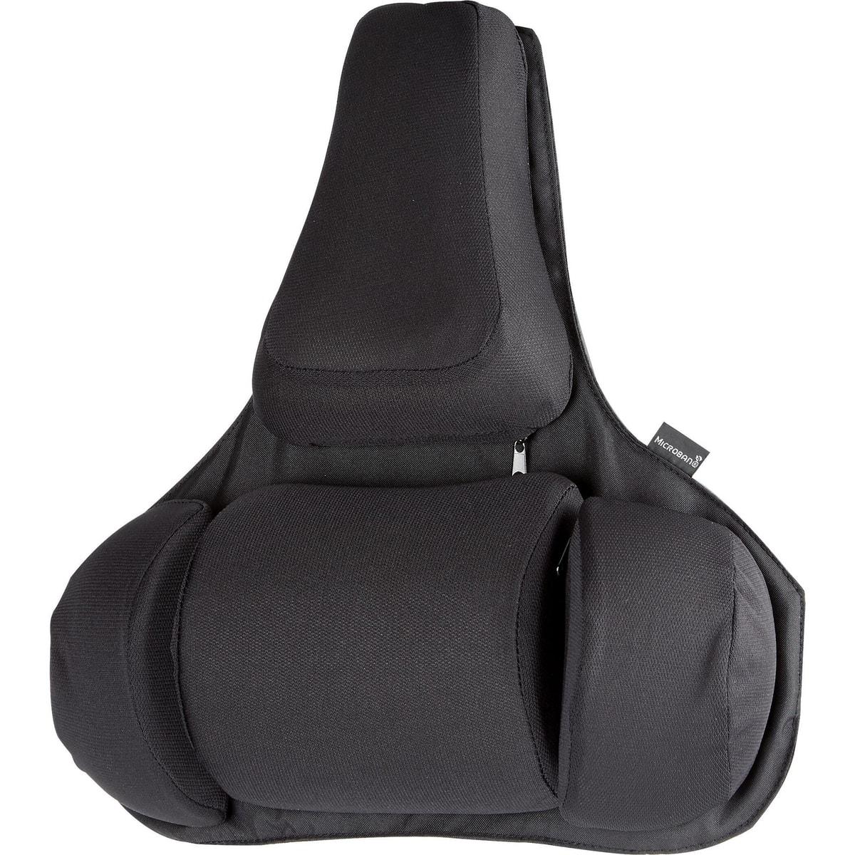 3 sections lombaires et coussin haut du dos, noir Support dorsal Professional Series FELLOWES - Support dorsal Fellowes Professional Series à mémoire de forme