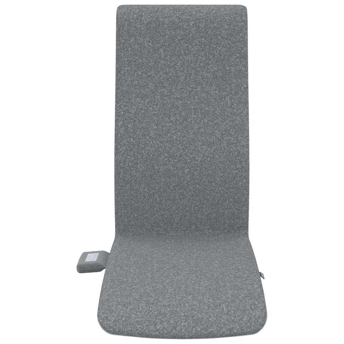 Couvre-siège chauffant LEITZ iComfi gris, assise et dossier
