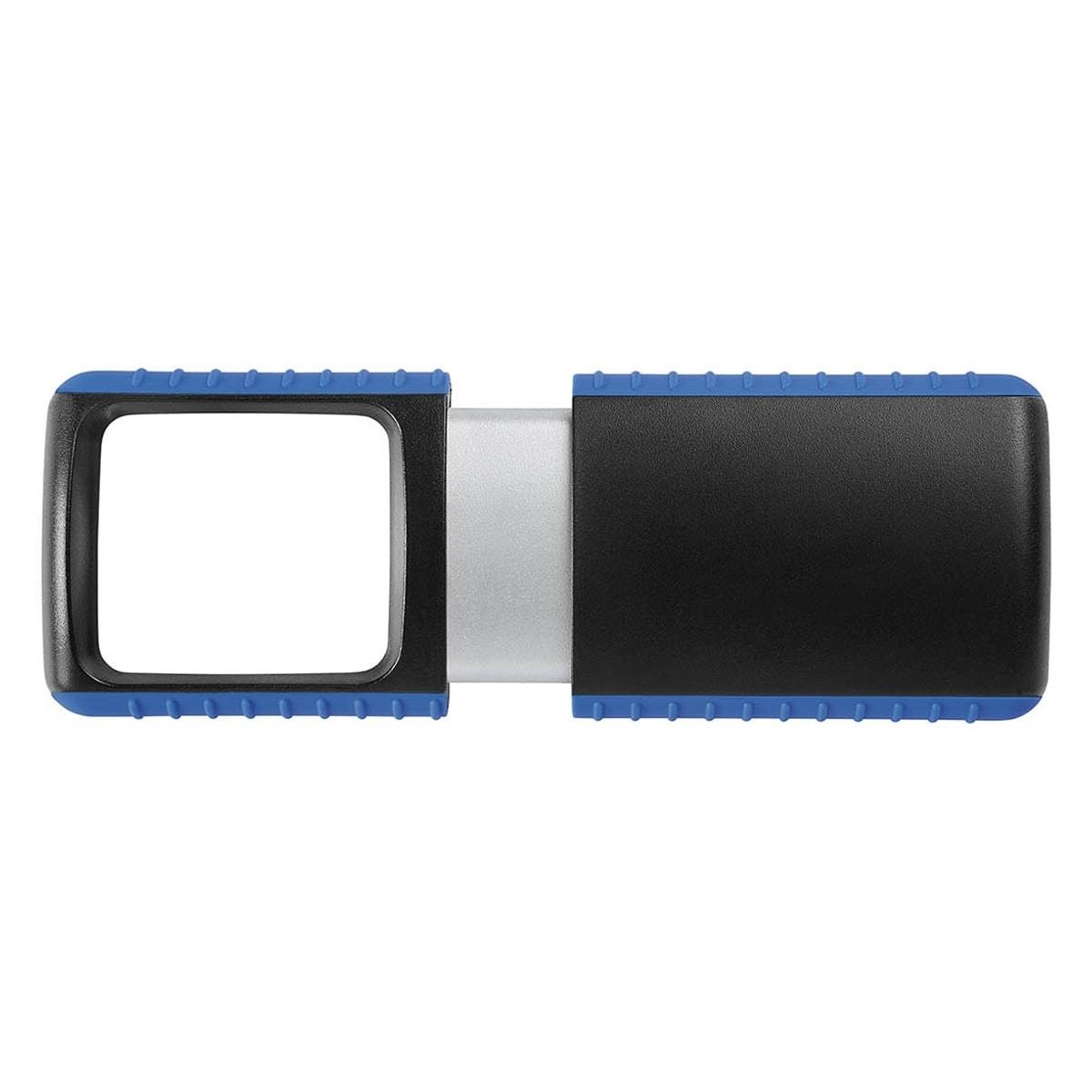 Coulissante, x 3, boîtier antidérapant Loupe de poche éclairée Outdoor WEDO - Loupe de poche éclairée LED WEDO Outdoor noire et bleue, fermée