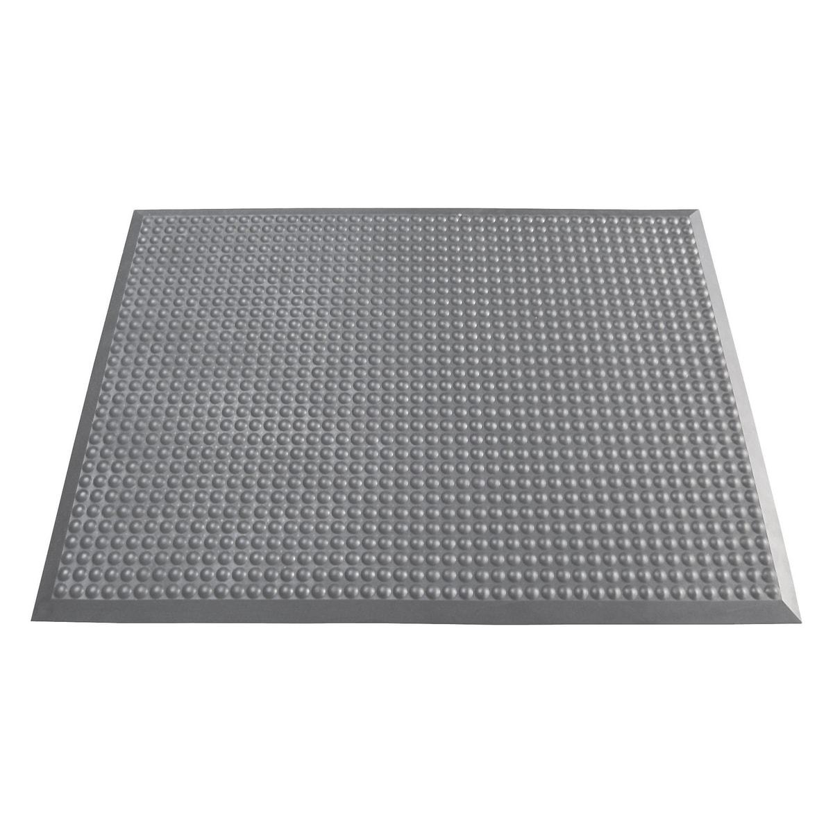 Picots en polyuréthane, gris Tapis anti-fatigue Yoga Ergo Basic MILTEX - Tapis anti-fatigue miltex Yoga Ergo Basic gris à picots, 65 x 95 cm