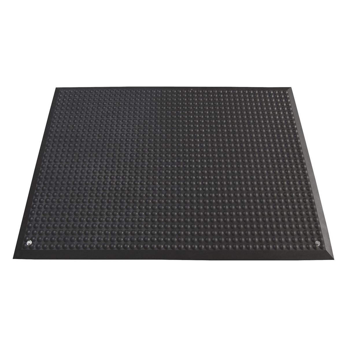 Antistatique ESD, noir Tapis anti-fatigue Yoga Ergo Stat MILTEX - Tapis anti-fatigue antistatique miltex Yoga Ergo Stat noir, 65 x 95 cm