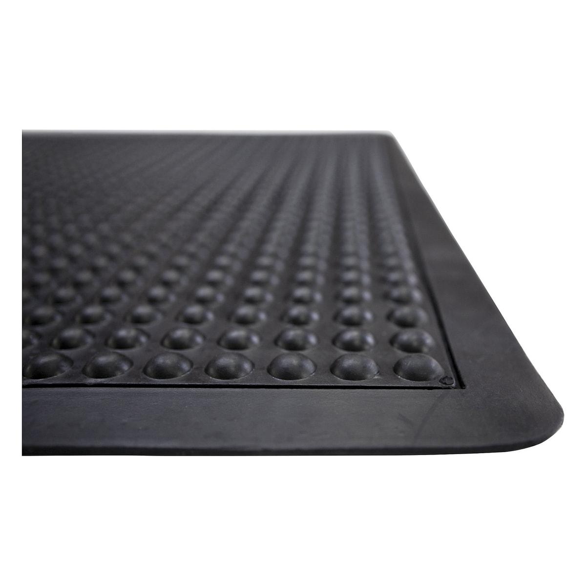 Caoutchouc nitrile résistant aux huiles, noir Tapis anti-fatigue Yoga Dome Oil MILTEX - Tapis anti-fatigue miltex Yoga Dome Oil noir, 60 × 90 cm