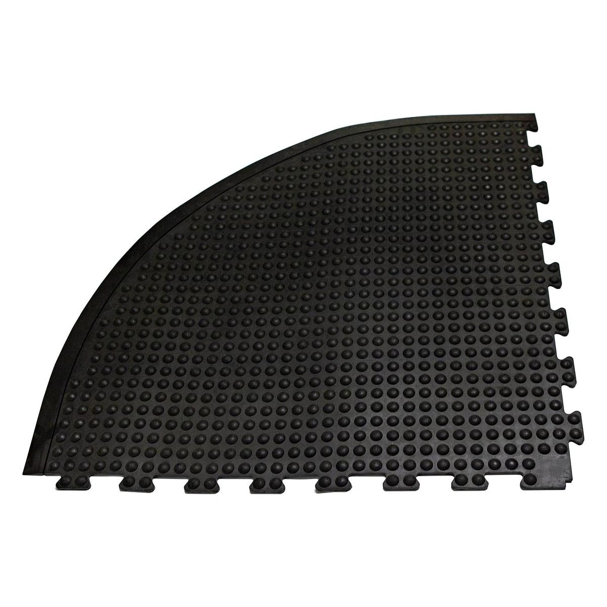 Système modulaire à emboîter, 90 × 90 cm Élément d'angle Yoga Dome Basic MILTEX - Élément d'angle miltex Yoga Dome Basic noir, 90 × 90 cm