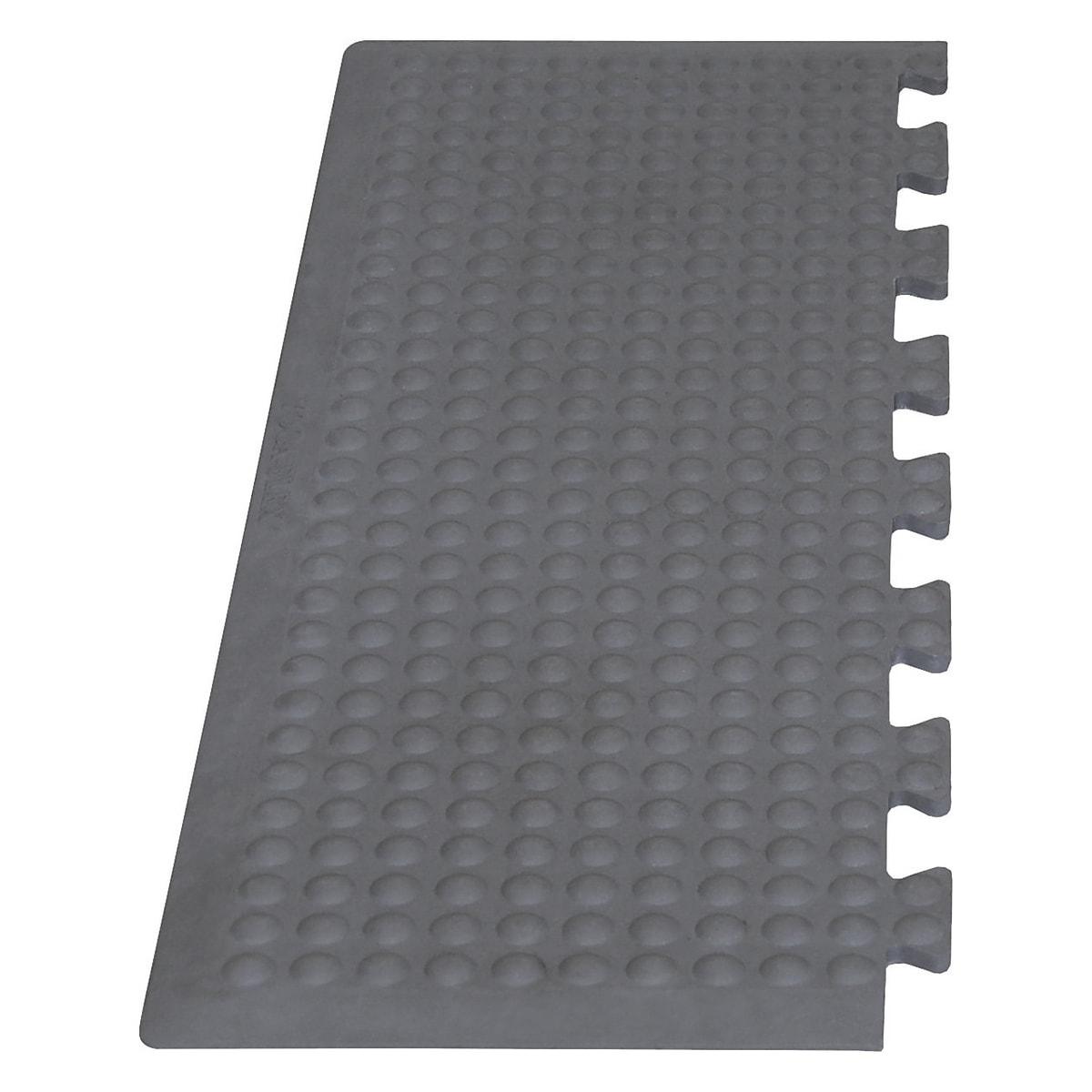 Système à emboîter, 80 × 30 cm, gris, vendu par 2 Élément d'extrémité Yoga Flex Basic MILTEX - Élément d'extrémité miltex Yoga Flex Basic gris, 80 × 30 cm