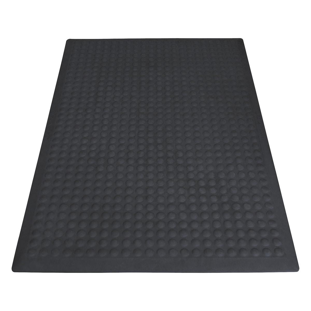 Caoutchouc nitrile résistant aux huiles, 60 × 90 cm, noir Tapis anti-fatigue Yoga Flex Oil MILTEX - Tapis anti-fatigue miltex Yoga Flex Oil noir, 60 × 90 cm