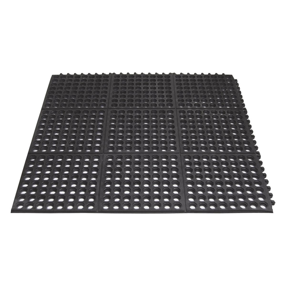 Nitrile ajouré résistant aux huiles, 90 × 90 cm Dalle caoutchouc Yoga Octa Oil MILTEX - Dalles caoutchouc miltex Yoga Octa Oil assemblées