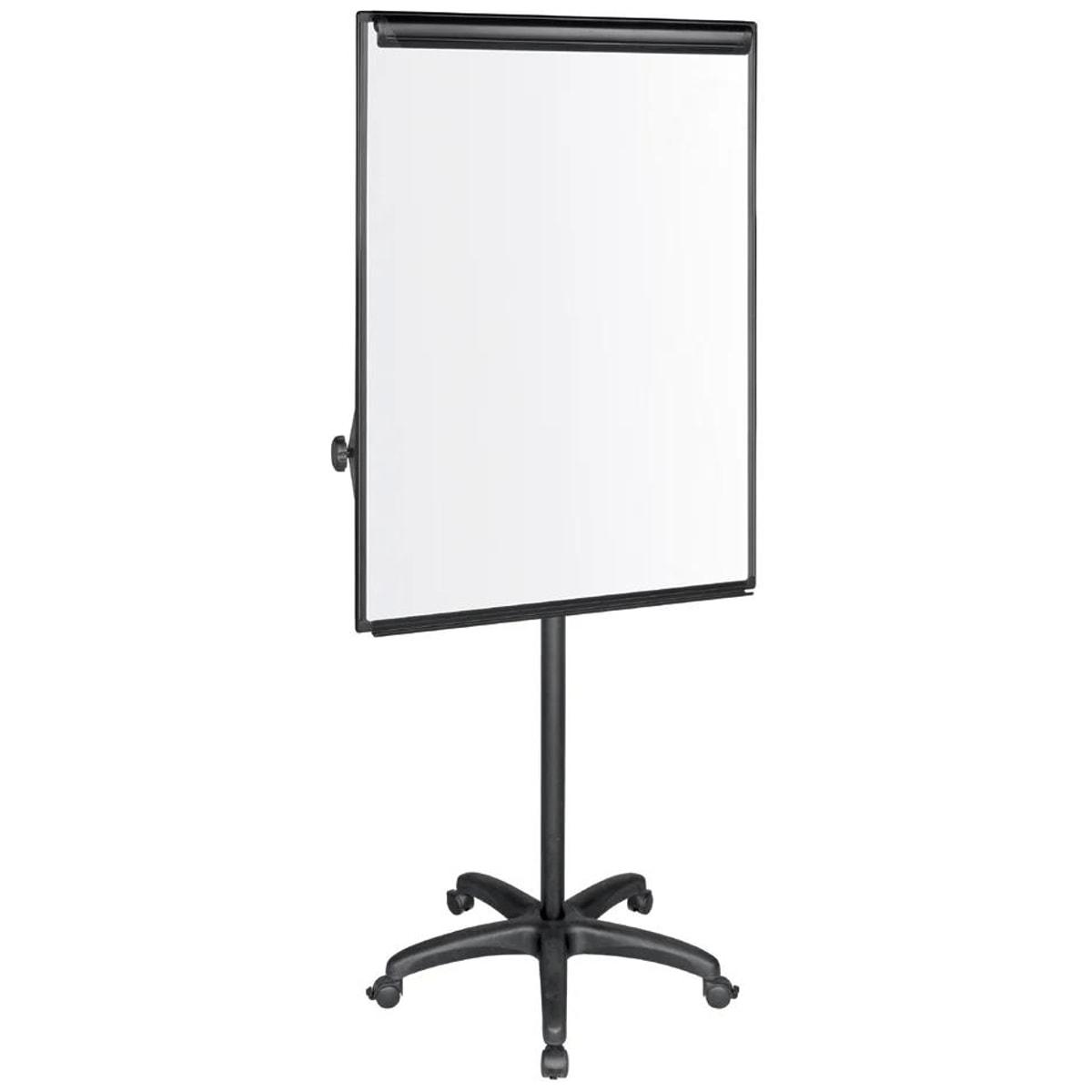 Magnétique, inclinable, 5 roulettes à frein, noir Paperboard mobile Classic BI-OFFICE - Chevalet de conférence mobile Bi-Office Classic noir, piètement étoile