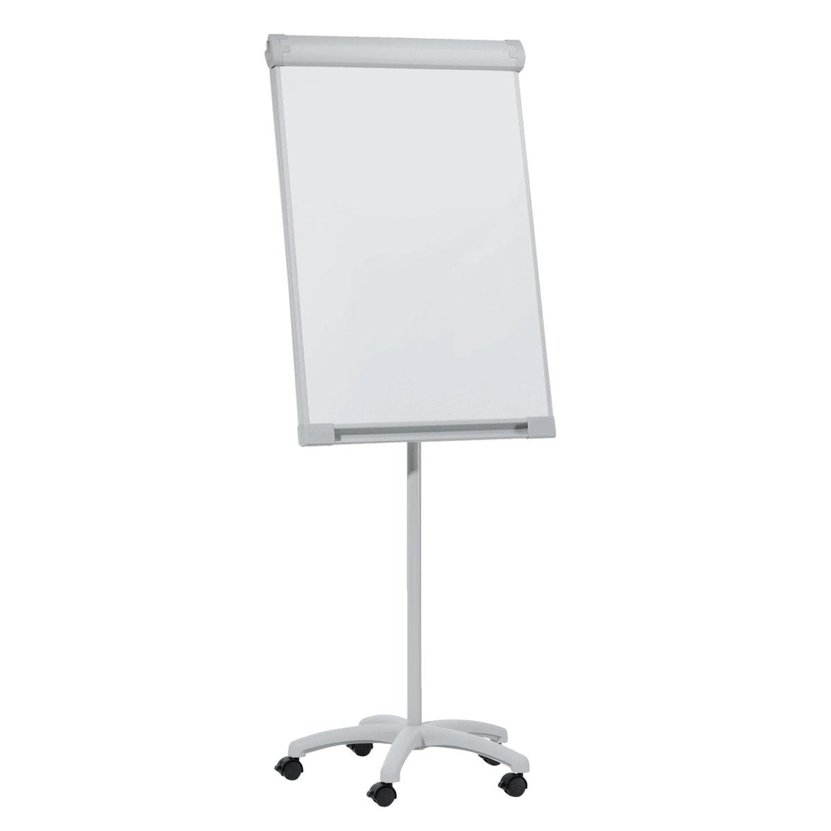 Magnétique, piètement étoile à 5 roulettes, 670 x 950 mm Paperboard PRO Mobil FRANKEN - Chevalet de conférence FRANKEN PRO Mobil sur piètement étoile à roulettes