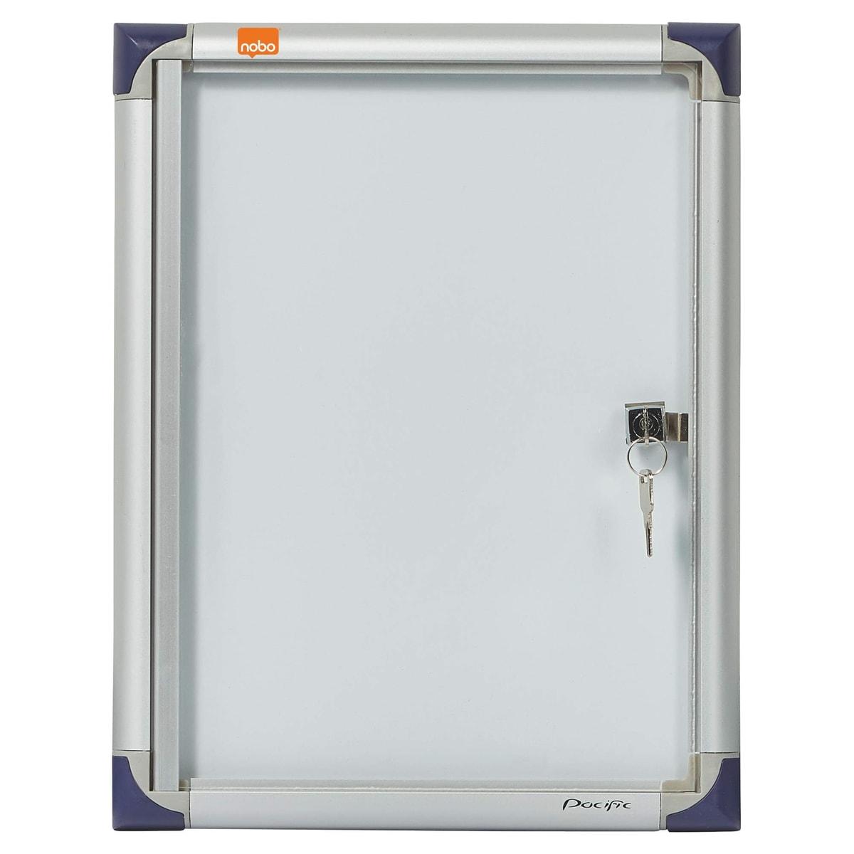 Vitrine d'affichage extra-plate nobo 1 x A4, vue de face