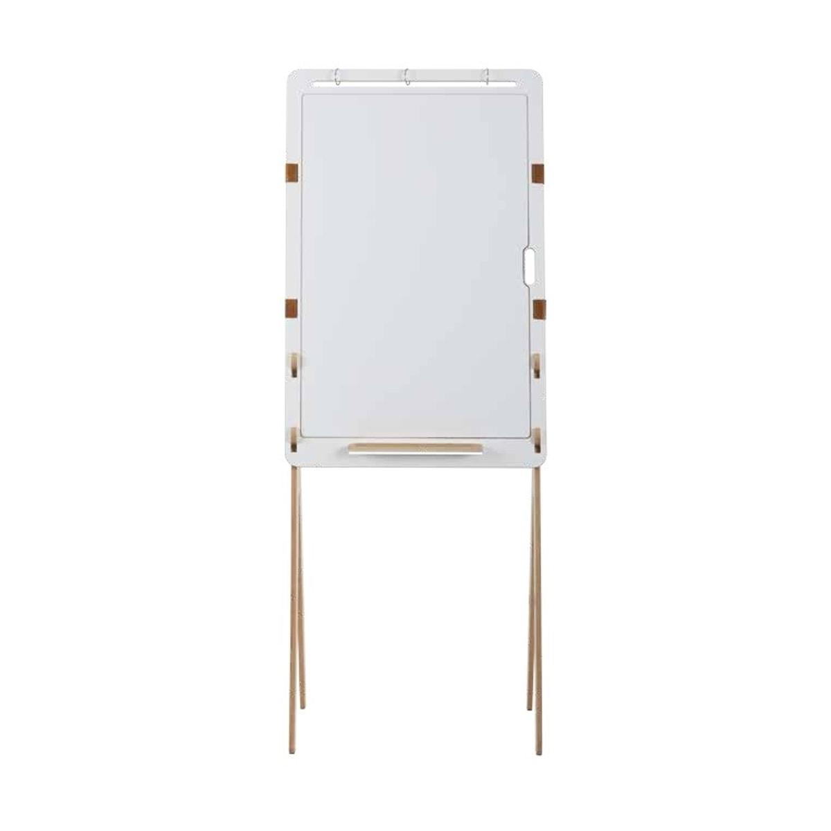Surface mélaminée, pieds en bouleau, pliable Paperboard Pico ARCHYI - Chevalet de conférence ARCHYI Pico en bois de bouleau