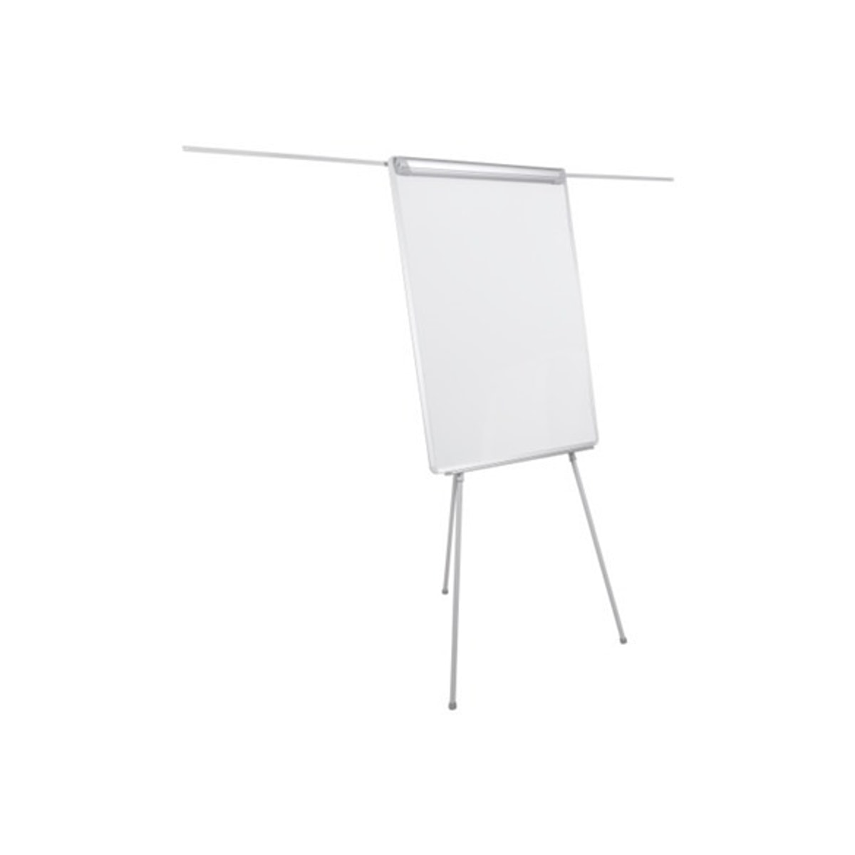 Acier laqué, trépied, 2 bras magnétiques Paperboard Easy BI-OFFICE - Chevalet de conférence Bi-Office Easy, bras latéraux sortis