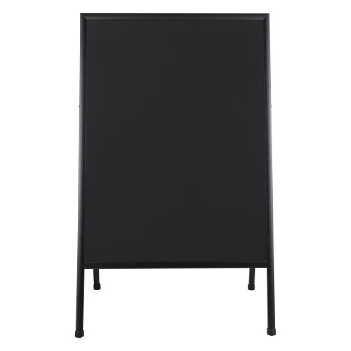 900 x 1 200 mm, double face Stop-trottoir ardoise Transitional BI-OFFICE - Stop-trottoir ardoise Bi-Office Transitional, cadre noir
