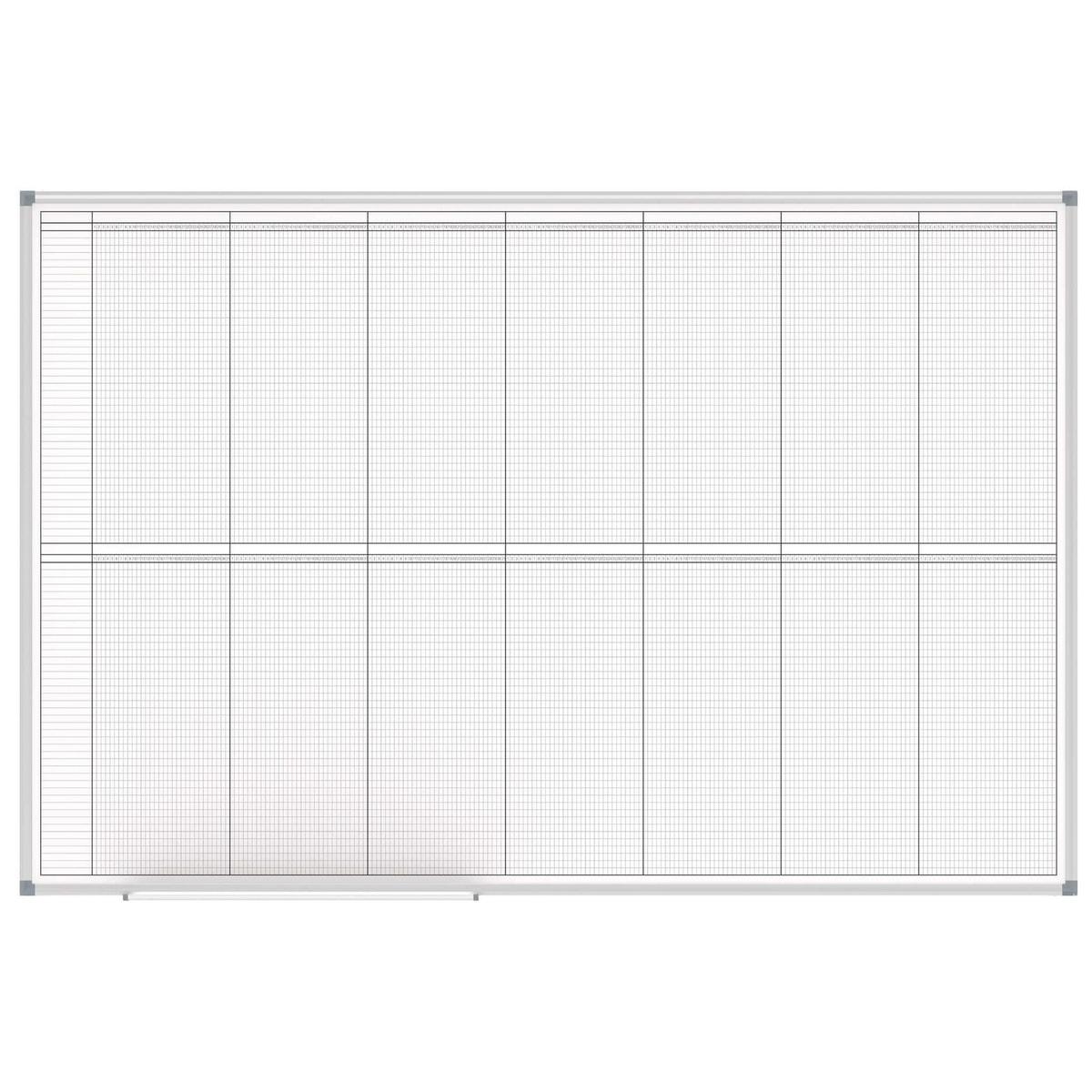 Permanent, 150 x 100 cm, 43 lignes Planning annuel 14 mois MAULstandard MAUL - Planning annuel 14 mois MAUL MAULstandard 150 x 100 cm