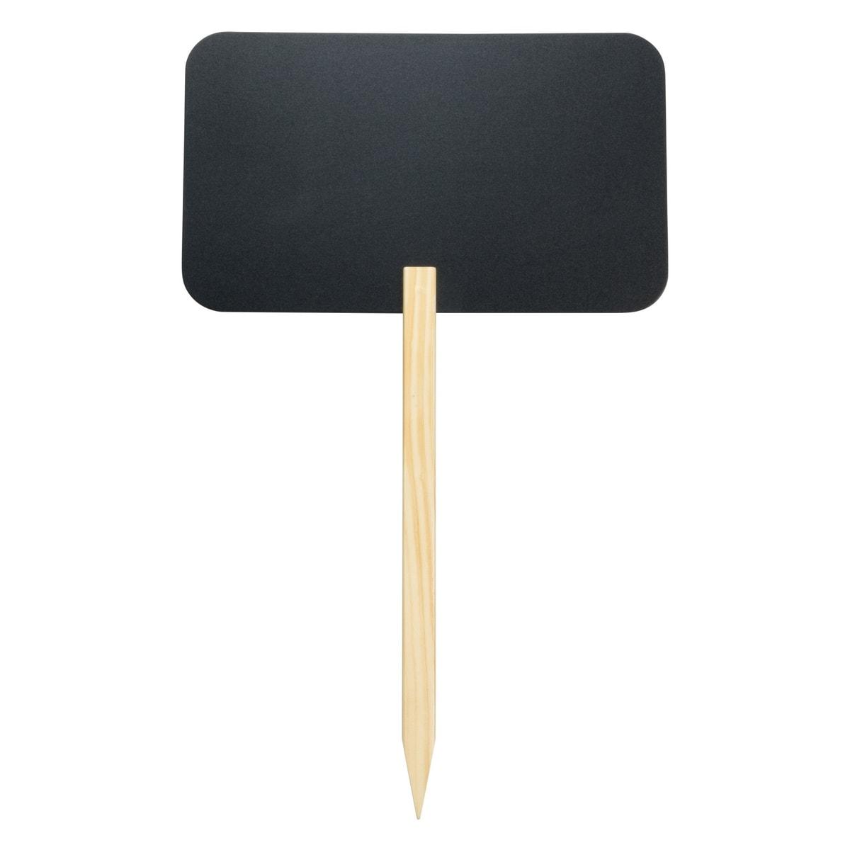 Ardoise piquet Securit SILHOUETTE en forme de rectangle, sur son pic