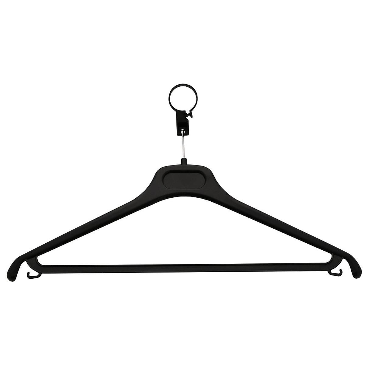Cintre antivol UNiLUX LOCKY PLUS noir, anneau clipsable