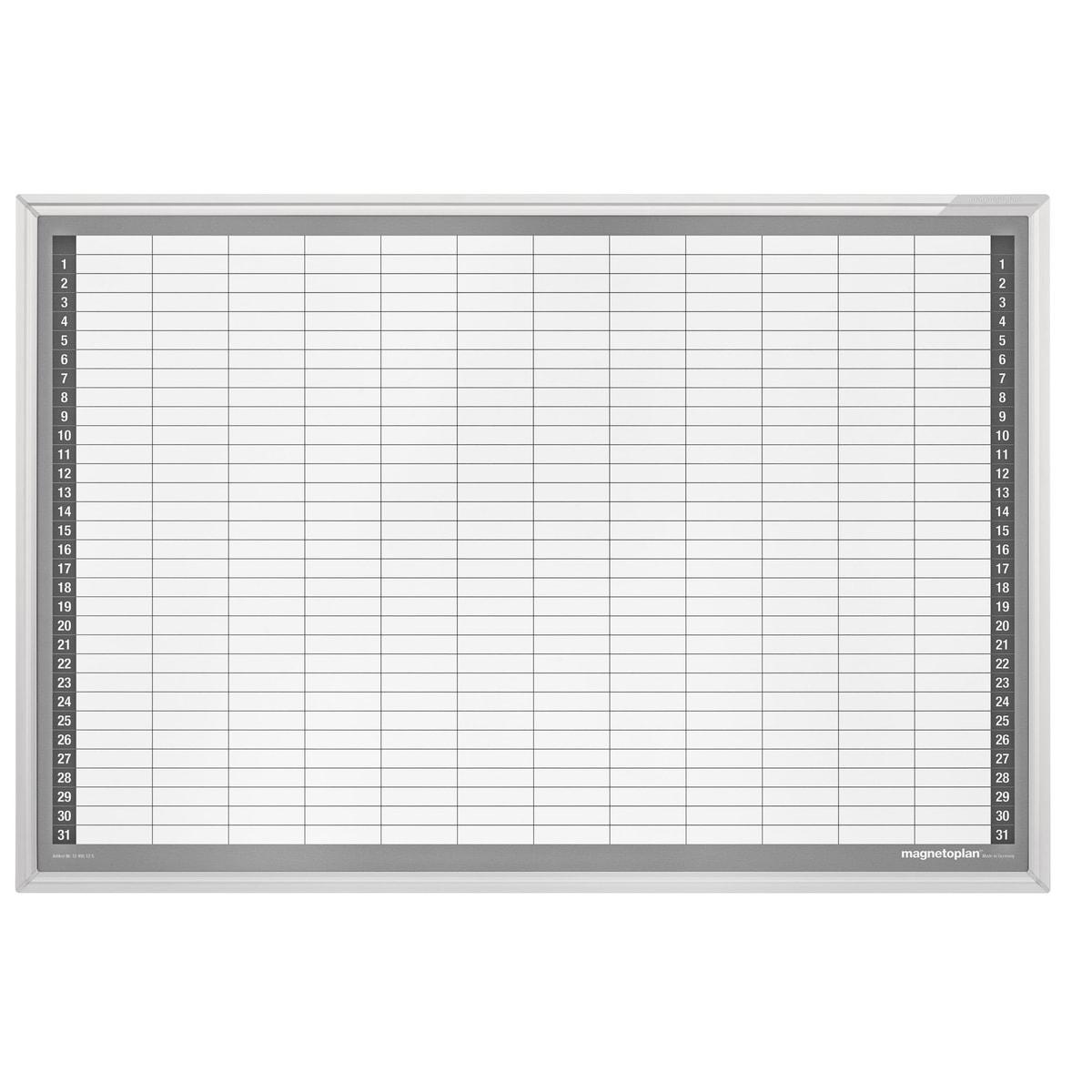 Planning mensuel CC magnetoplan 92 x 62,5 cm