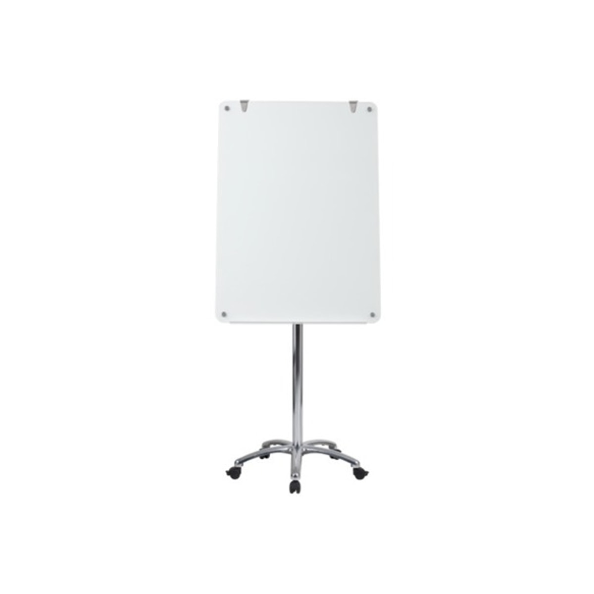Paperboard mobile en verre Bi-Office Prime, vu de face