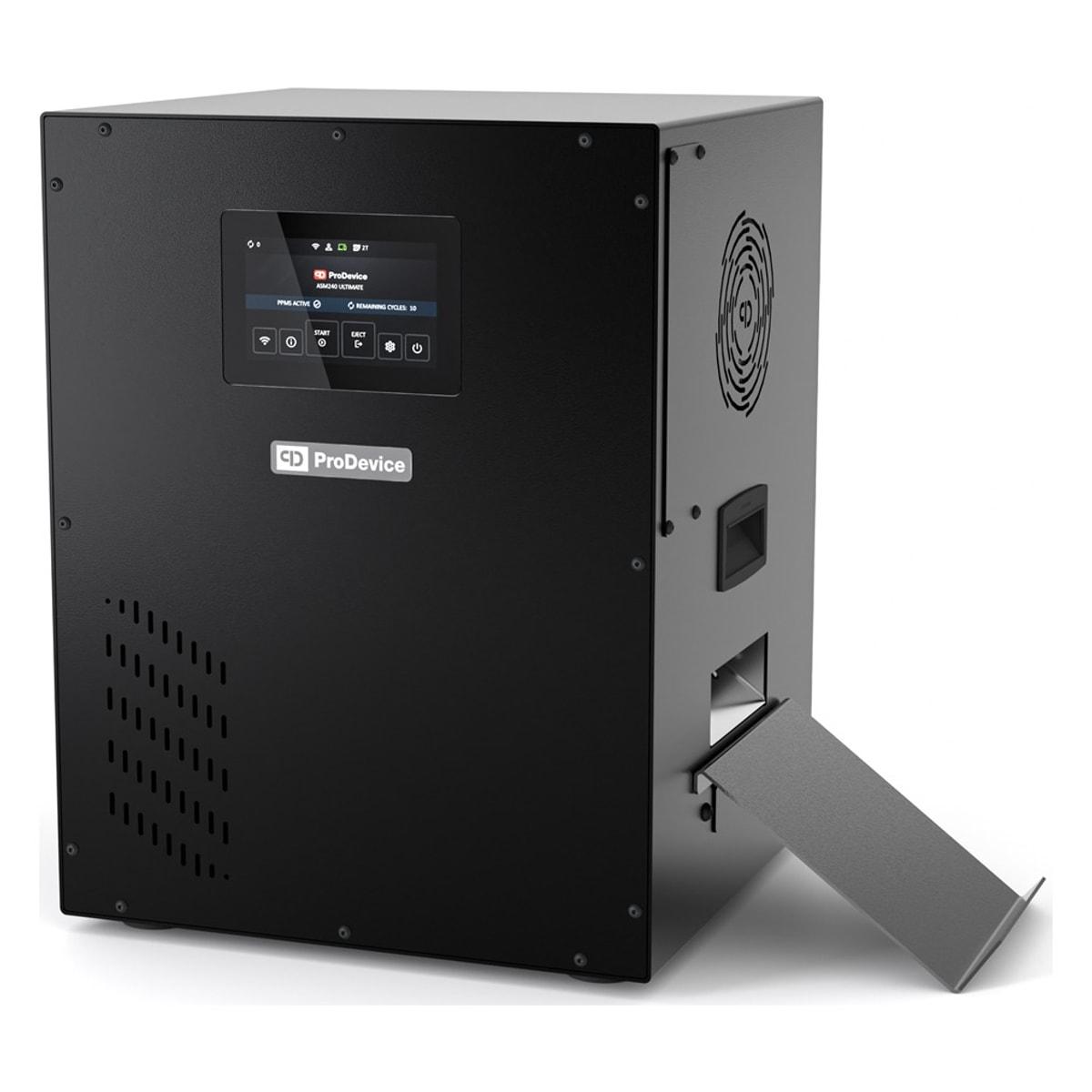 Démagnétiseur PRODEVICE ASM240 Ultimate, vue d'ensemble avec l'écran tactile et la fente d'introduction
