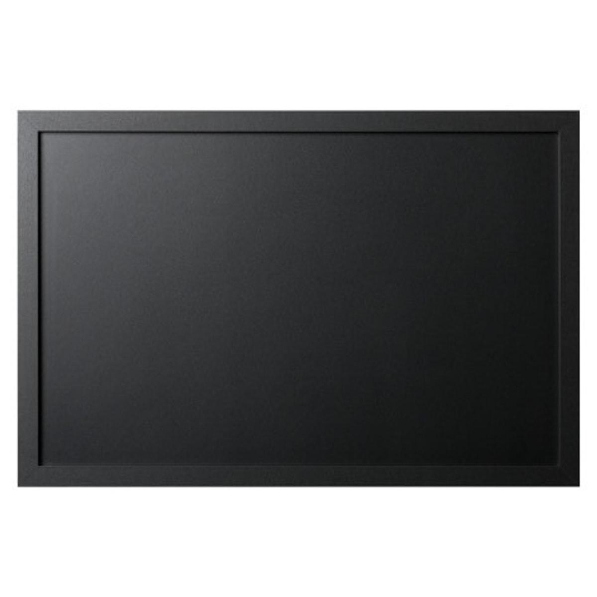 Tableau craie Bi-Office Essentials, cadre noir