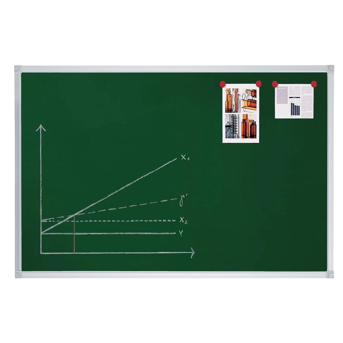 Tableau craie magnétique FRANKEN X-tra!Line, surface vert foncé