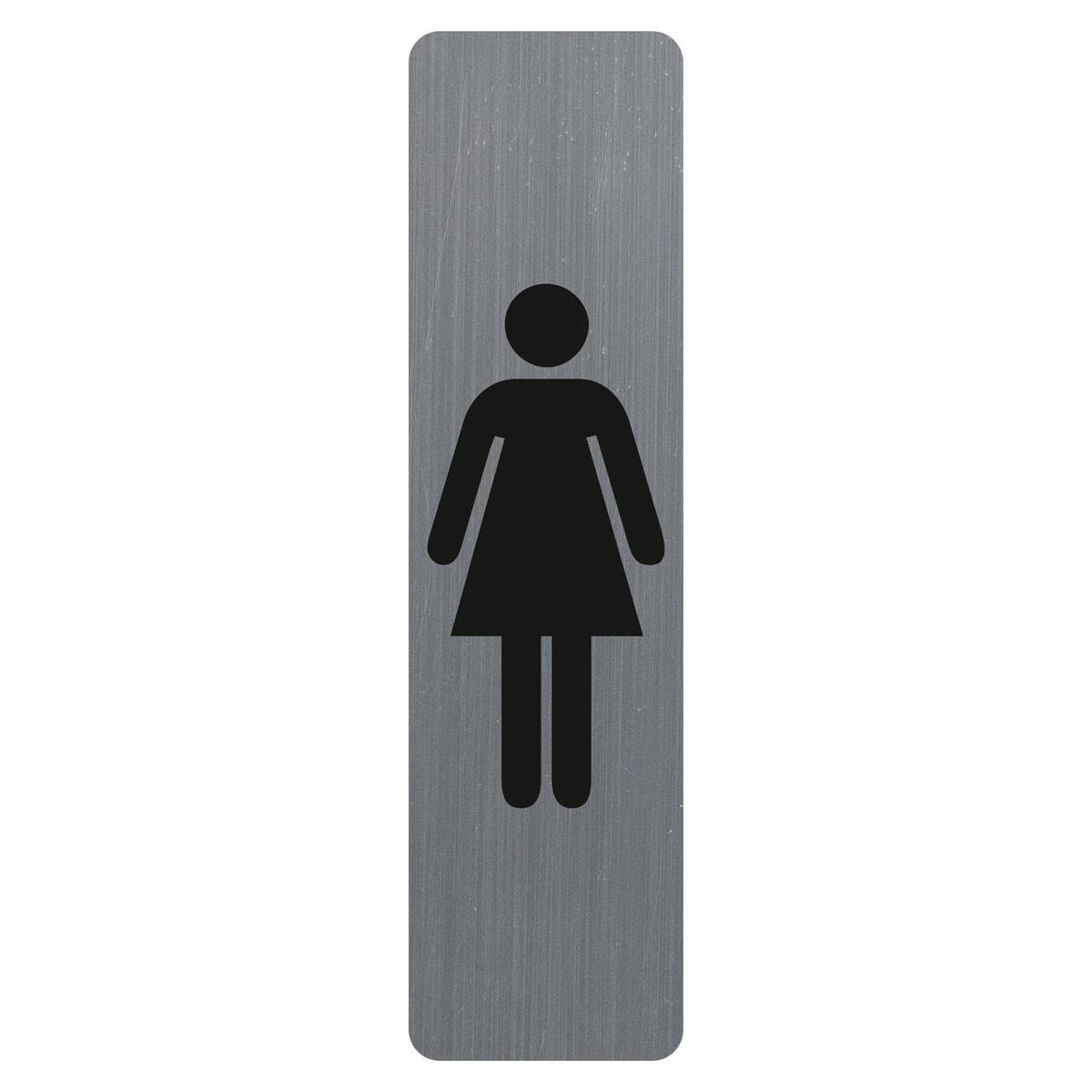 Plaque adhésive Dame EXACOMPTA 67168E verticale, silhouette de femme