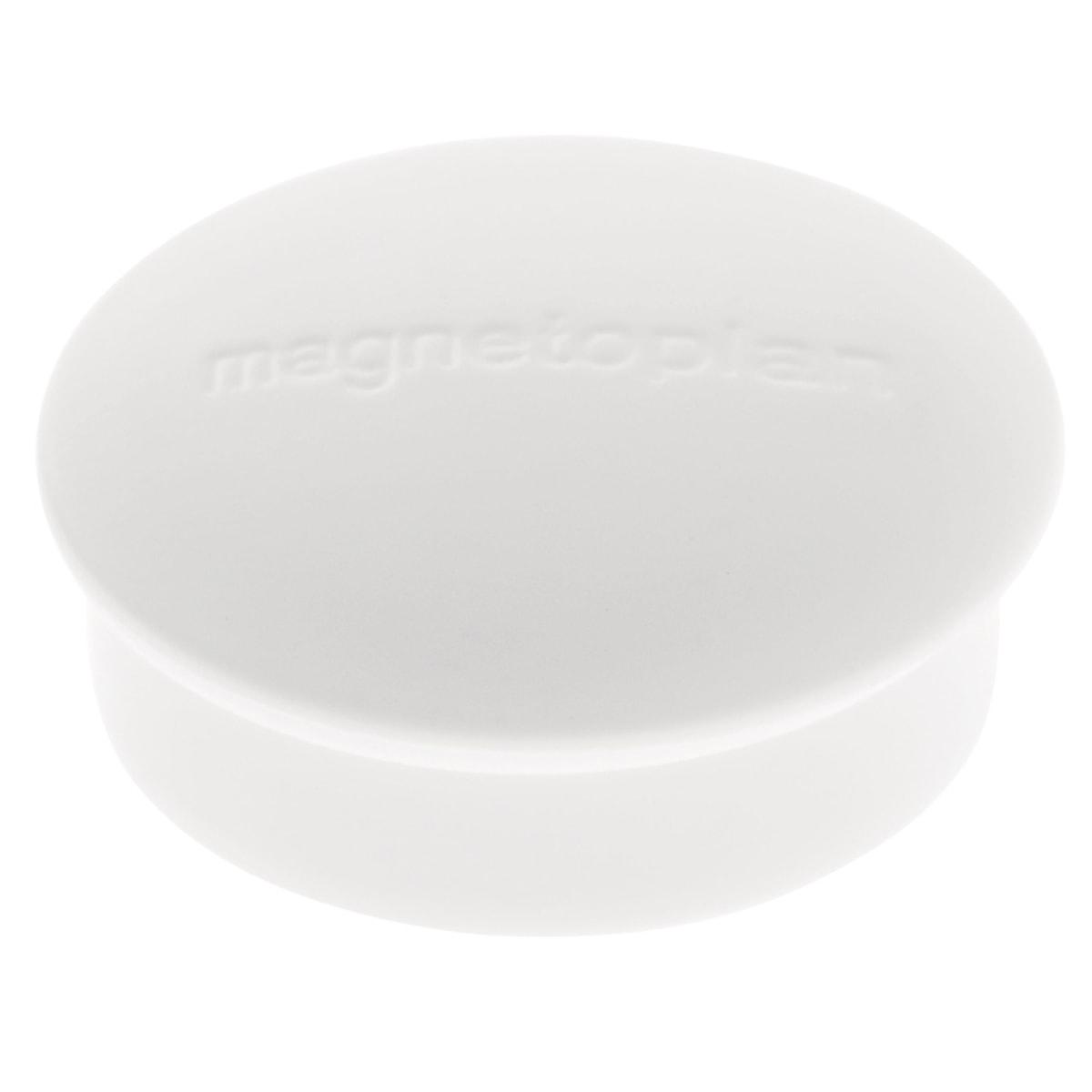 Aimant rond Discofix mini magnetoplan 19 mm, blanc