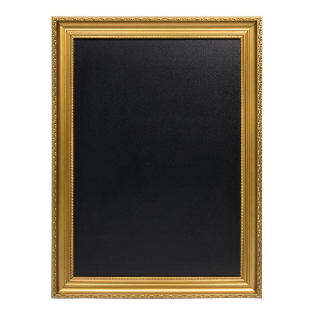 Tableau craie Securit GOLD BOARD à cadre doré