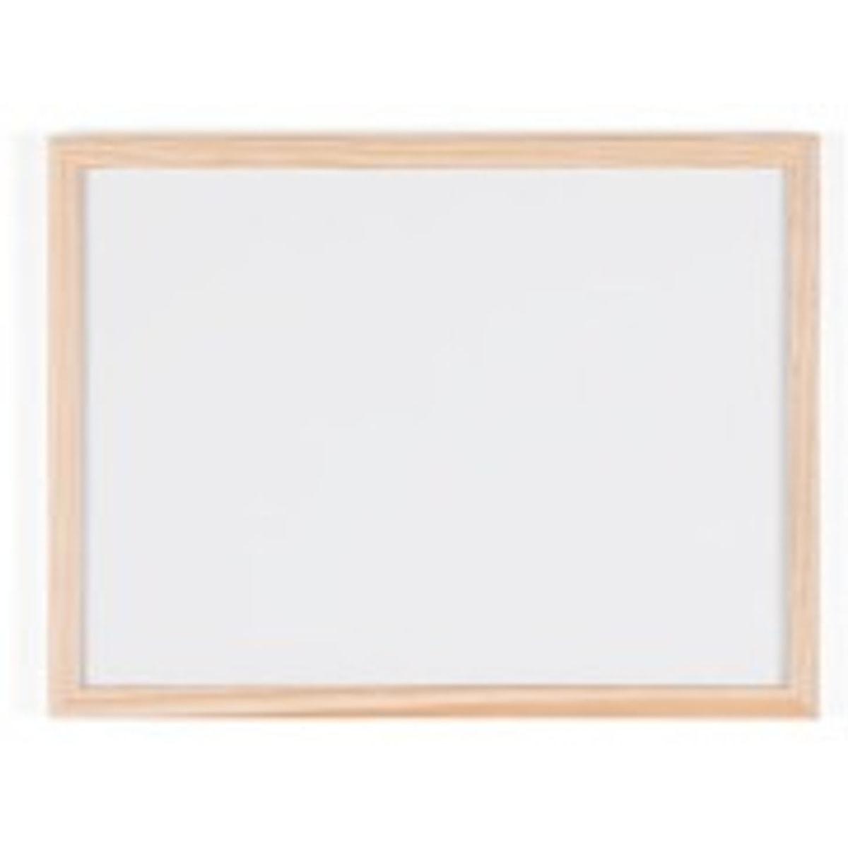 Tableau blanc Bi-Office Basic, cadre en pin