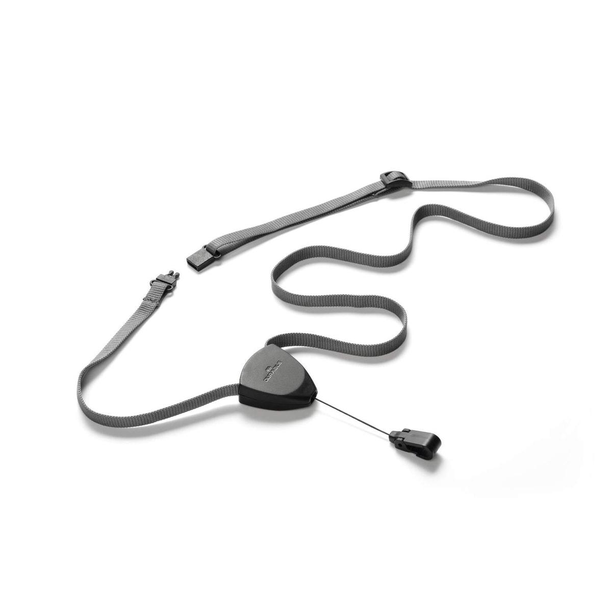 Enrouleur badge DURABLE FLEX avec lanière réglable et mousqueton