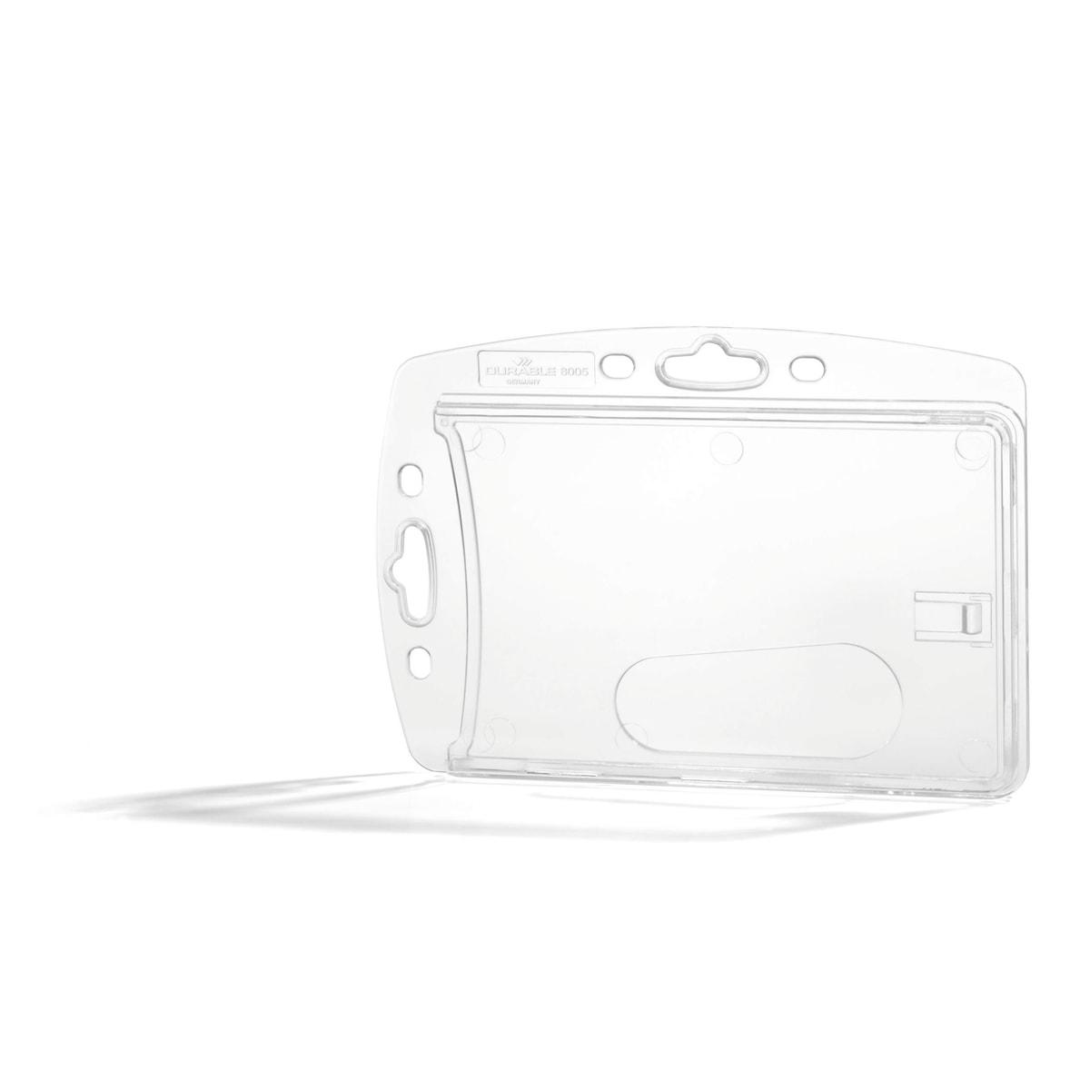 Porte badge fermé DURABLE pour 1 carte, vide