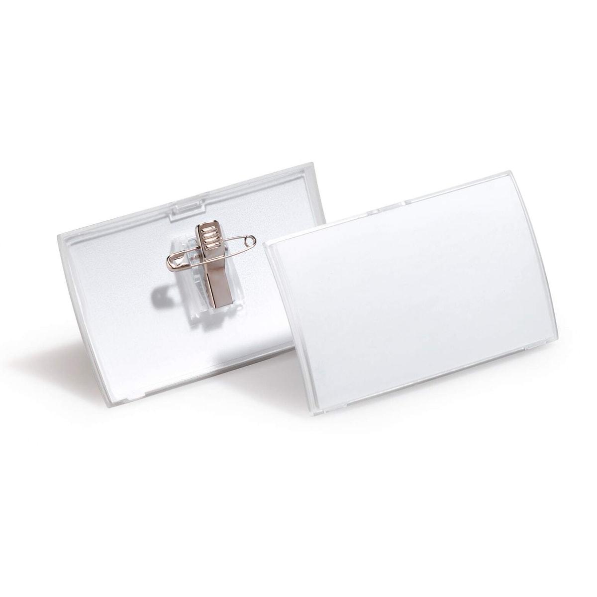 Porte badge CLICK FOLD DURABLE et son insert vierge