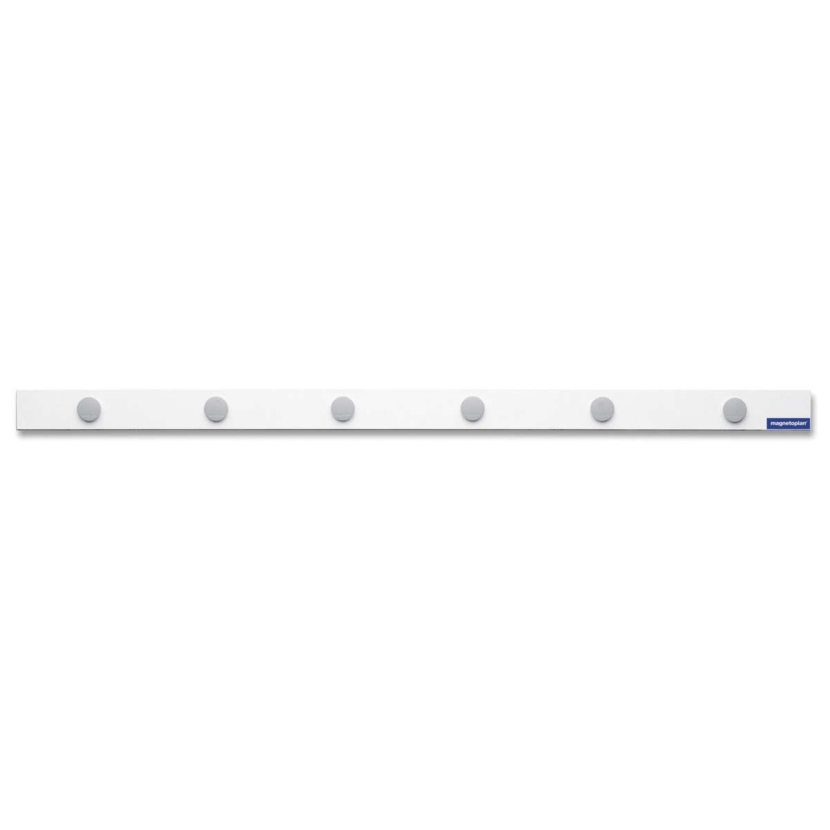 Barre magnétique magnetowand magnetoplan de 1 000 mm avec ses 6 aimants ronds gris