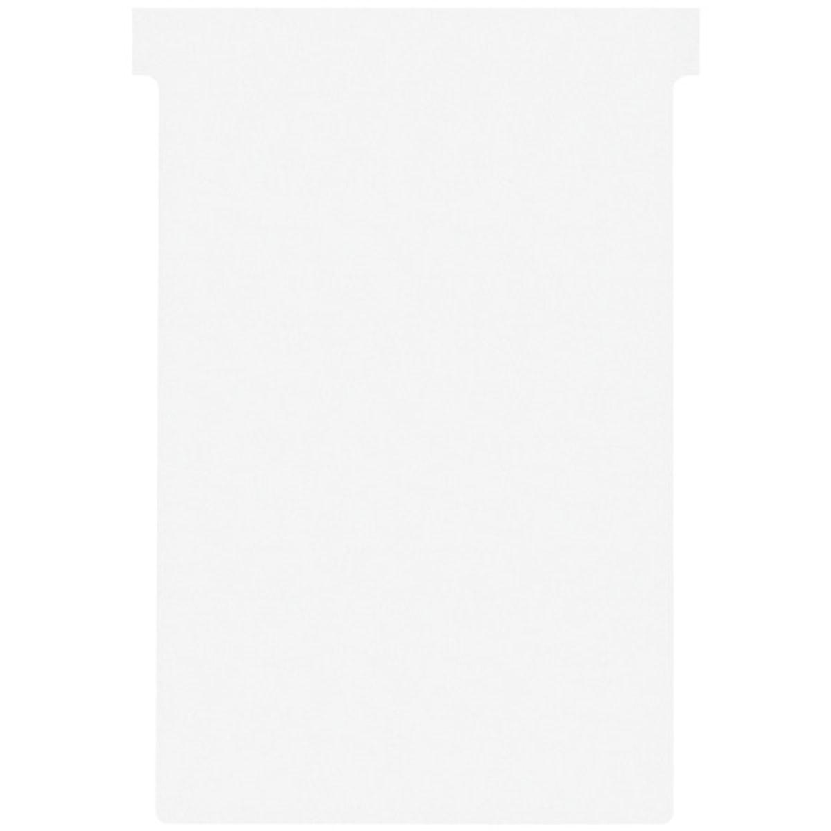 Fiche T nobo indice 4 blanc, 125 mm