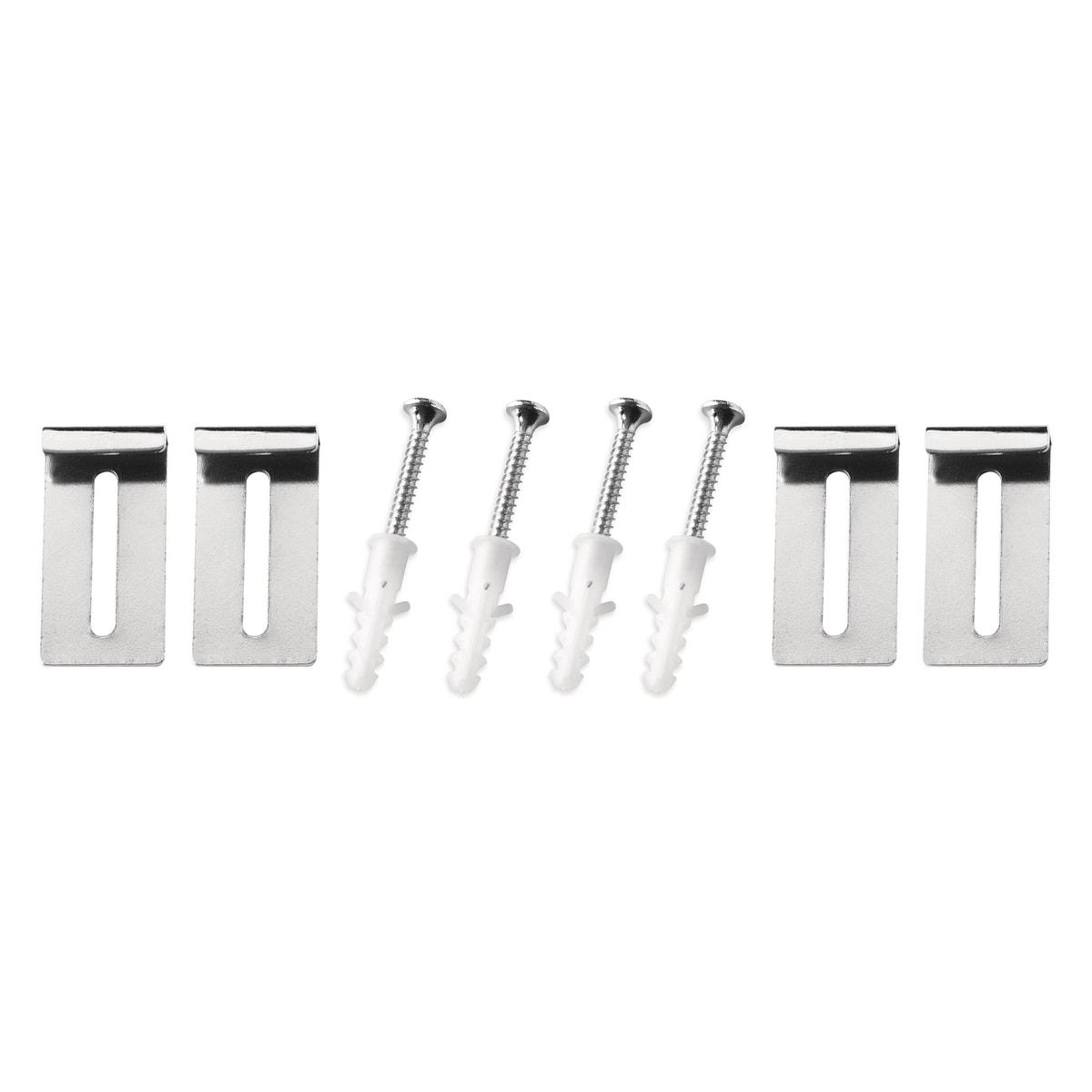 Fixation murale tableau blanc magnetoplan 1111544 : pattes, vis et chevilles