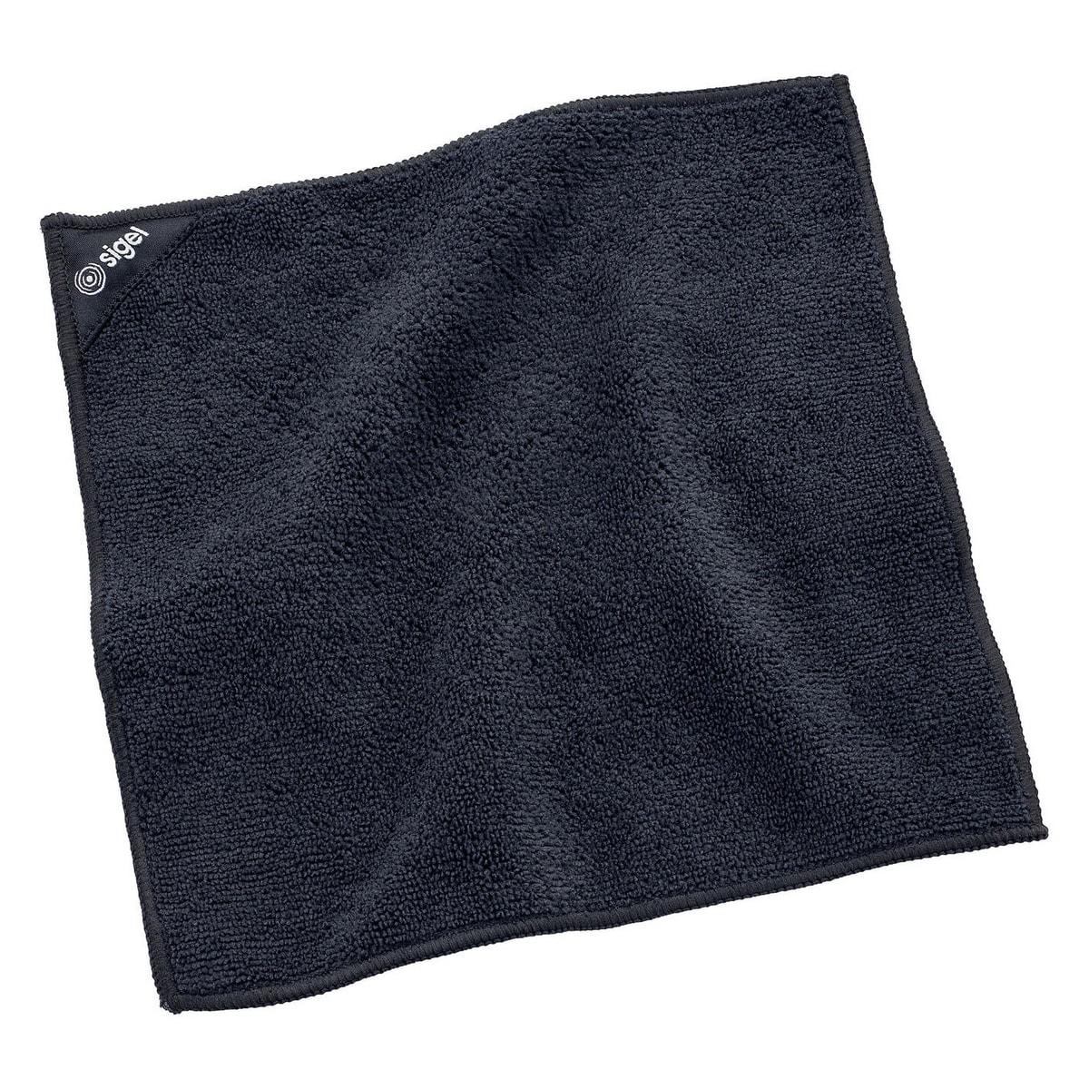Chiffon microfibre magnétique sigel BA110 noir