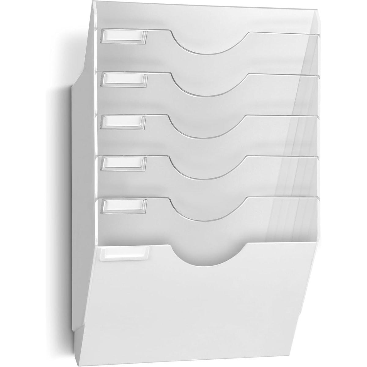 Trieur mural à séparateurs CEP A4, 6 cases, blanc