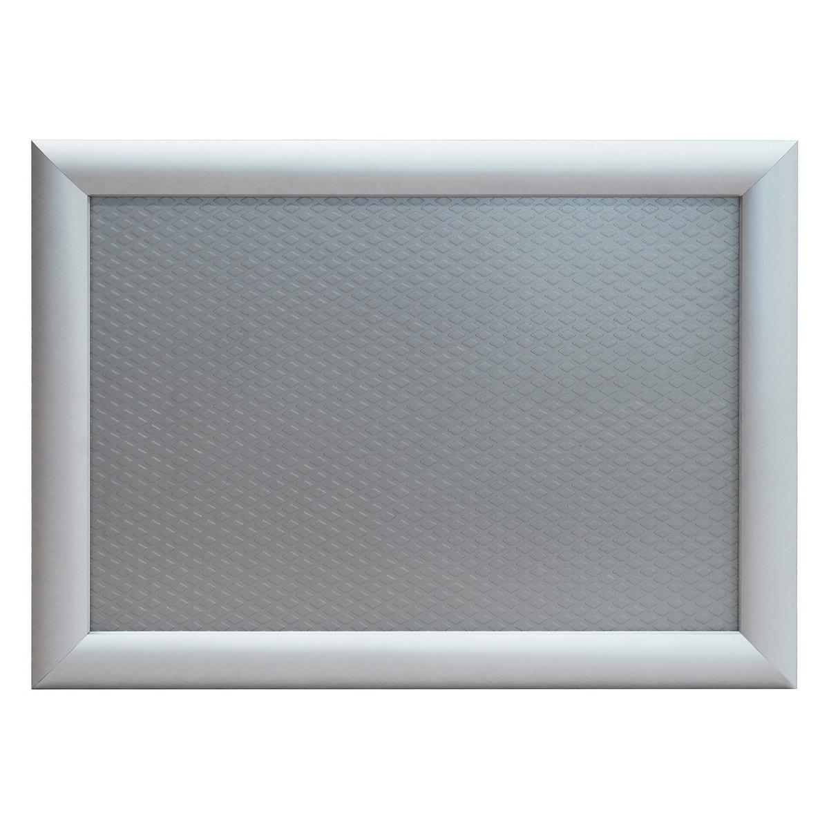 Porte affiche EUROPEL Budget A4 à profilé aluminium argent de 25 mm