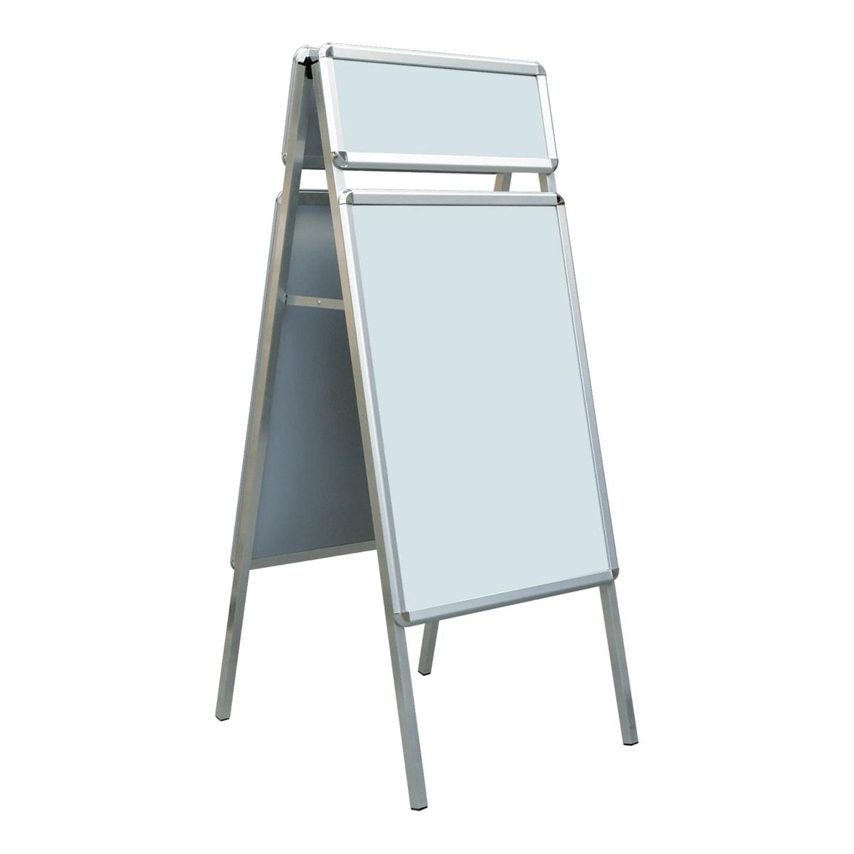 Stop-trottoir porte-affiche FRANKEN Standard Plus A1 avec fronton