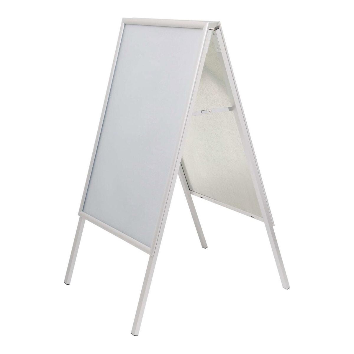 Stop-trottoir porte-affiche MAULpublic A1, cadres aluminium argent