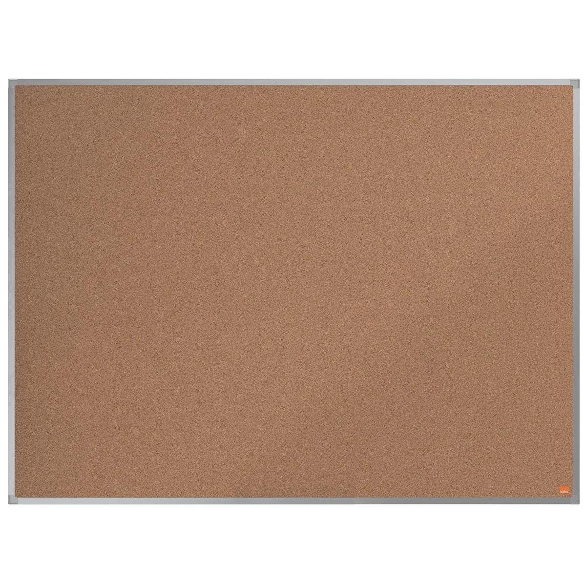Tableau en liège nobo Essence à cadre aluminium, 1 200 x 900 mm, de face