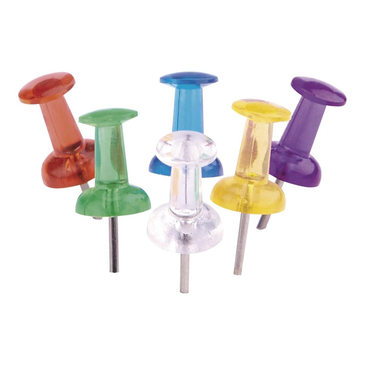 Punaises translucides magnetoplan de six couleurs