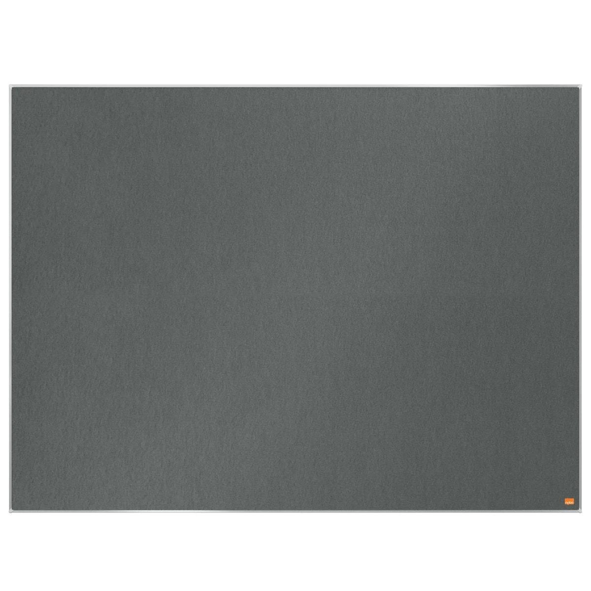 Tableau feutrine nobo Impression Pro gris, 1 200 x 900 mm, de face