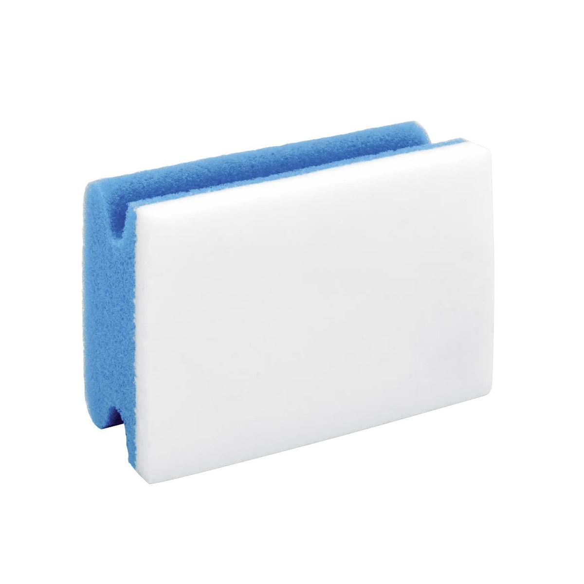 Éponge tableau blanc FRANKEN X-Wipe!, bleue à face blanche