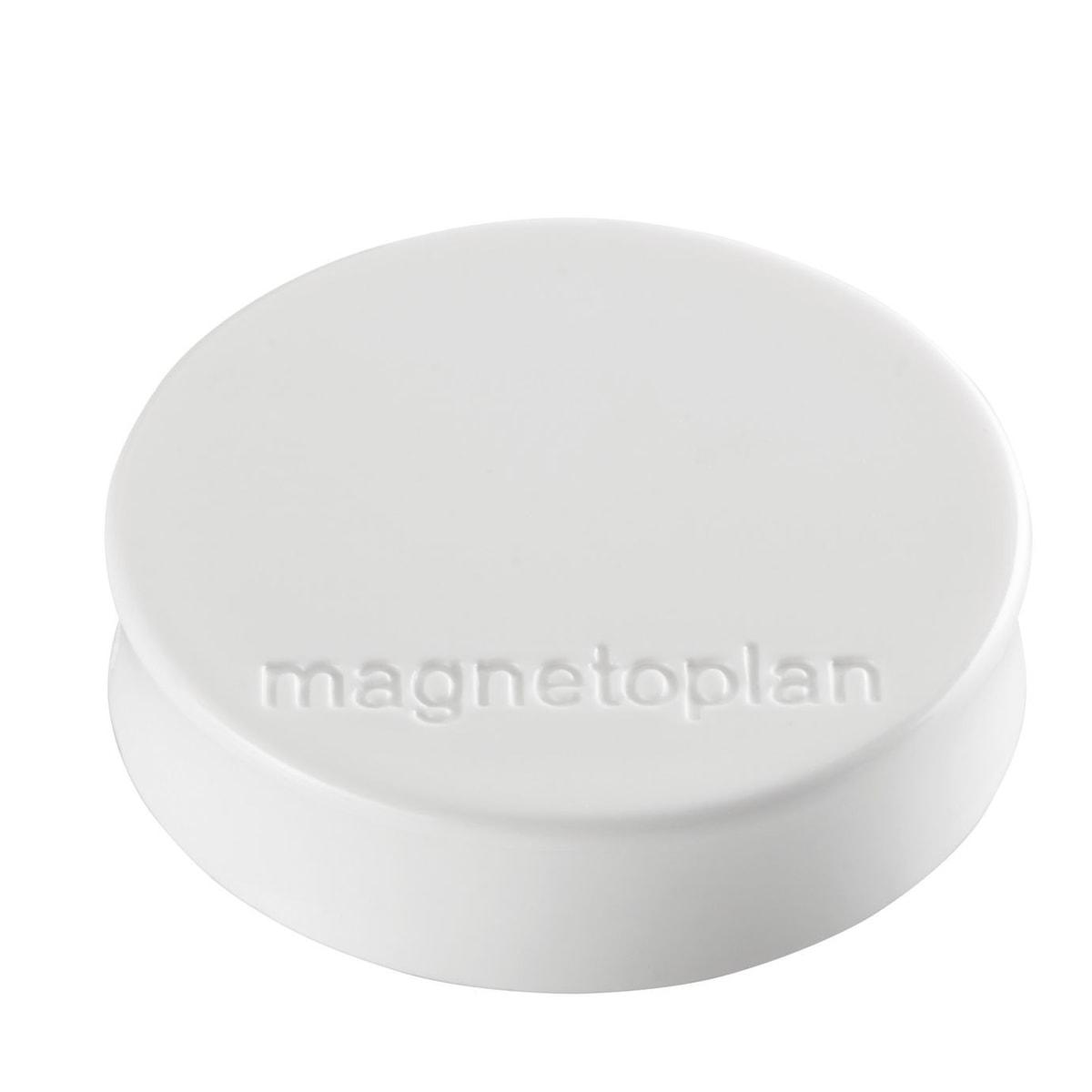 Aimant Ergo magnetoplan 30 mm blanc, capuchon arrondi