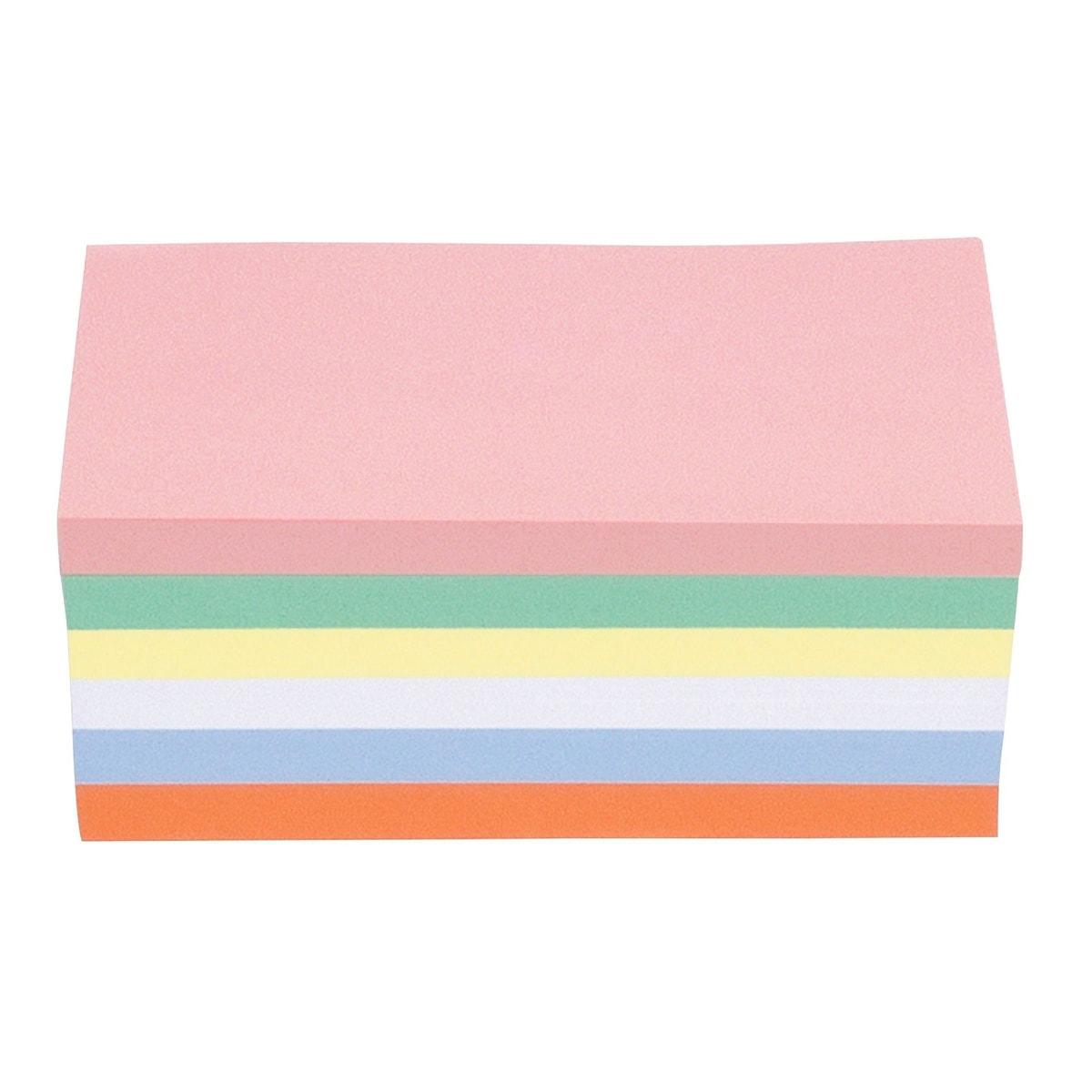 Cartes de modération rectangulaires magnetoplan en rose, vert, jaune, blanc, bleu et orange