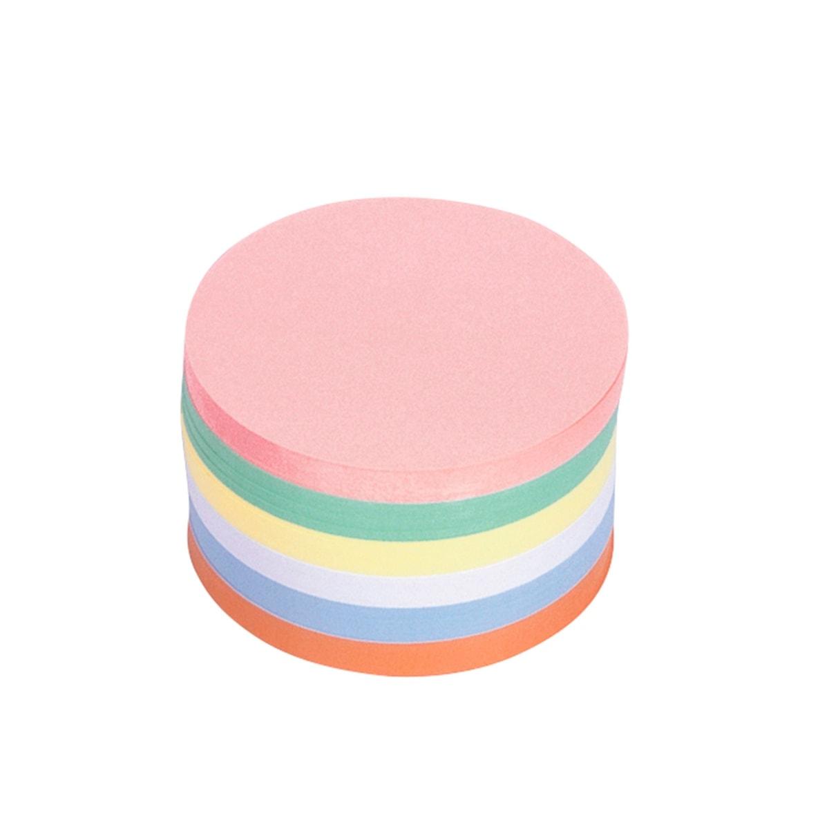Cartes de modération rondes magnetoplan Ø 100 mm en rose, vert, jaune, blanc, bleu et orange