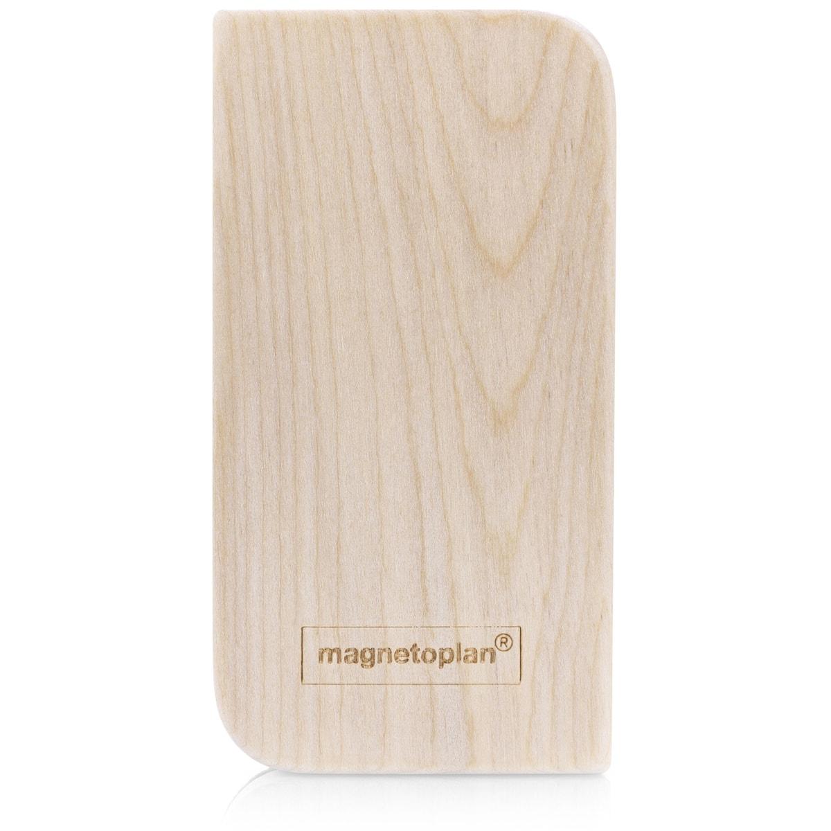 Effaceur tableau blanc magnétique magnetoplan Wood Series en bouleau