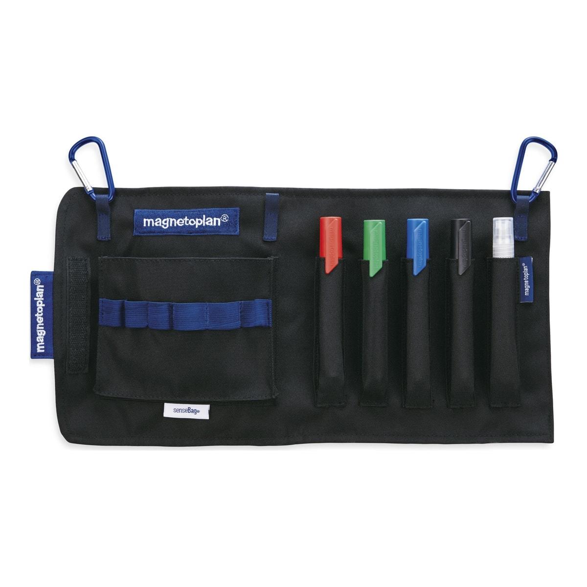 Trousse de présentation Action Wallet magnetoplan dépliée, avec ses marqueurs