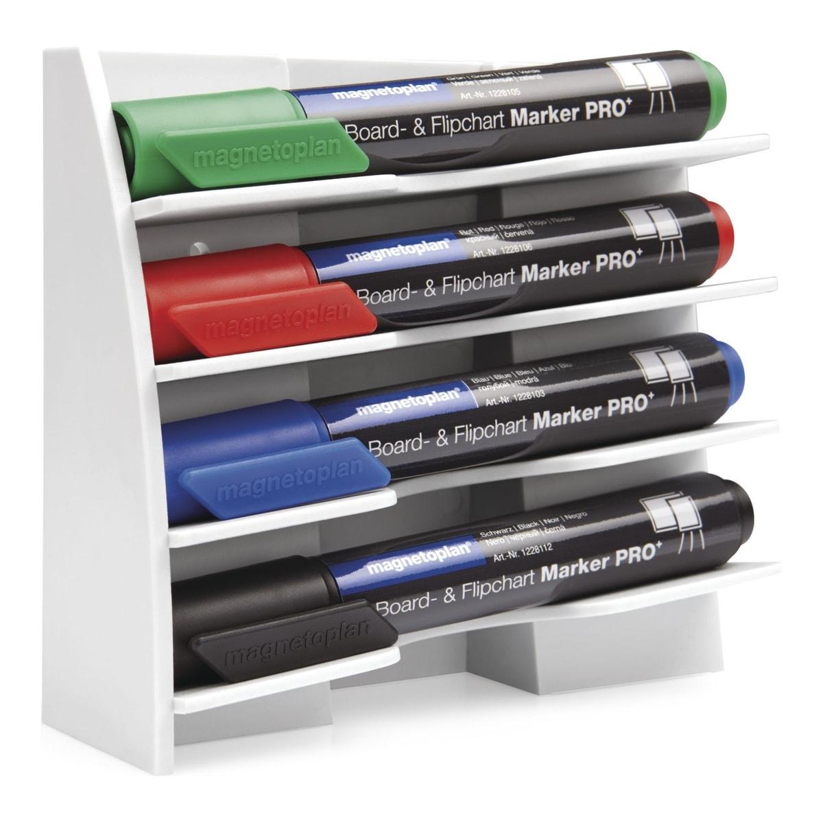 Porte marqueur magnétique magnetoplan 12294 pour 4 marqueurs