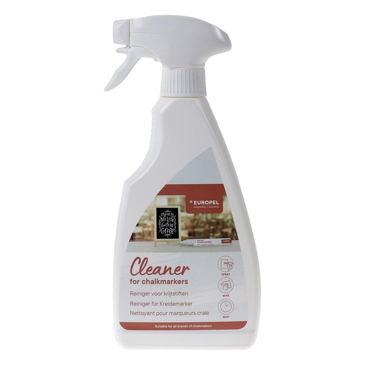 Spray nettoyant feutre craie EUROPEL, flacon de 500 ml